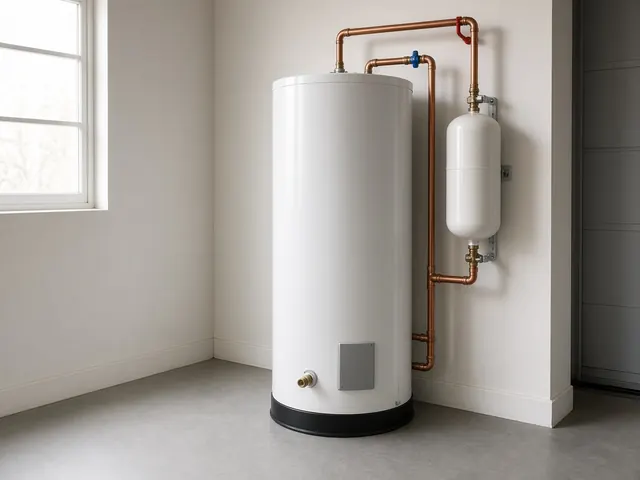 Tank water heater with copper supply lines